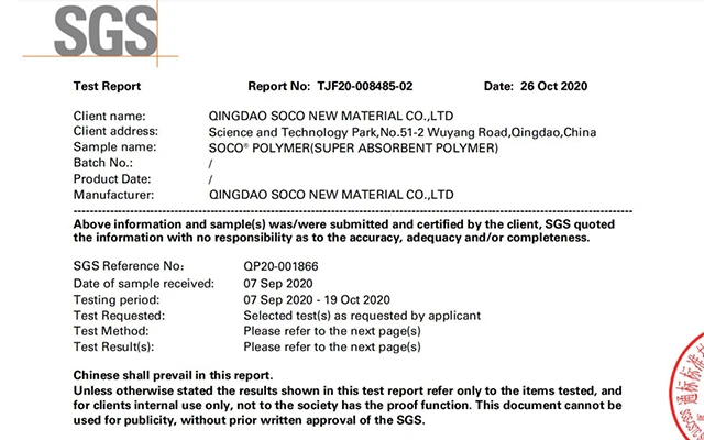 Comply with Oral Toxicity Test