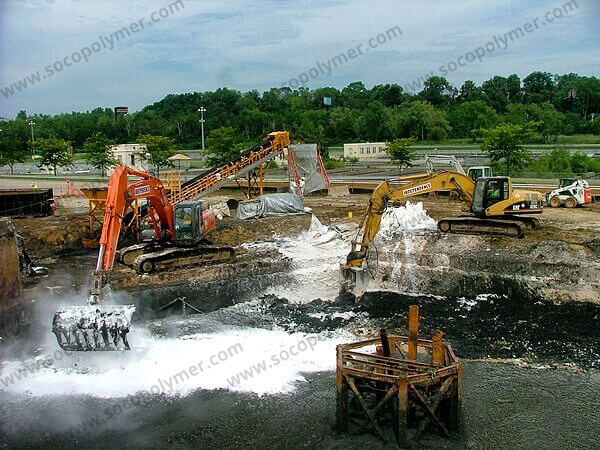 sludge and slurry solidification polymer