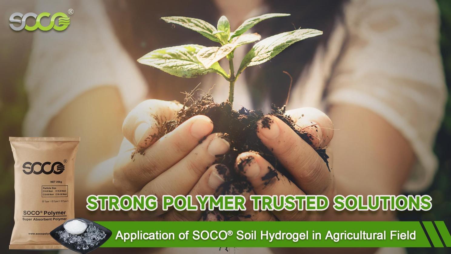 application of SOCO soil hydrogel in agricultural field